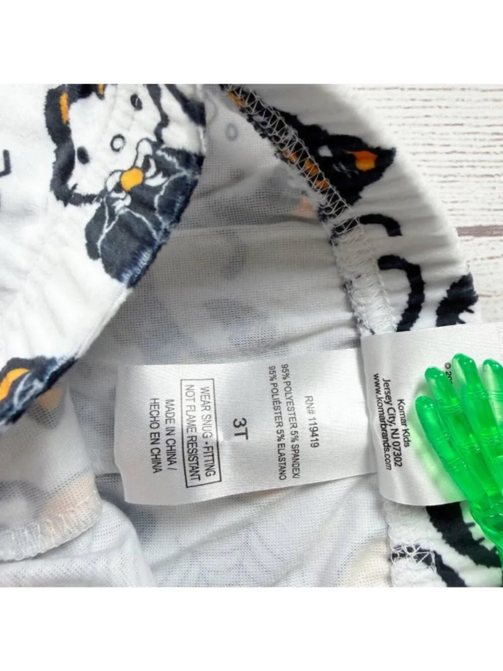 Hello Kitty Halloween Pajama Set Long Sleeve Pumpkin Cat Pattern NWT 3T